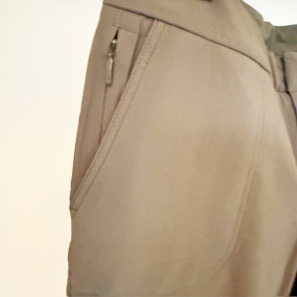 Athleta Technical Hiking Pant, Convertible w/ Toggle into Jogger, Olive, size 14 - Picture 3 of 6